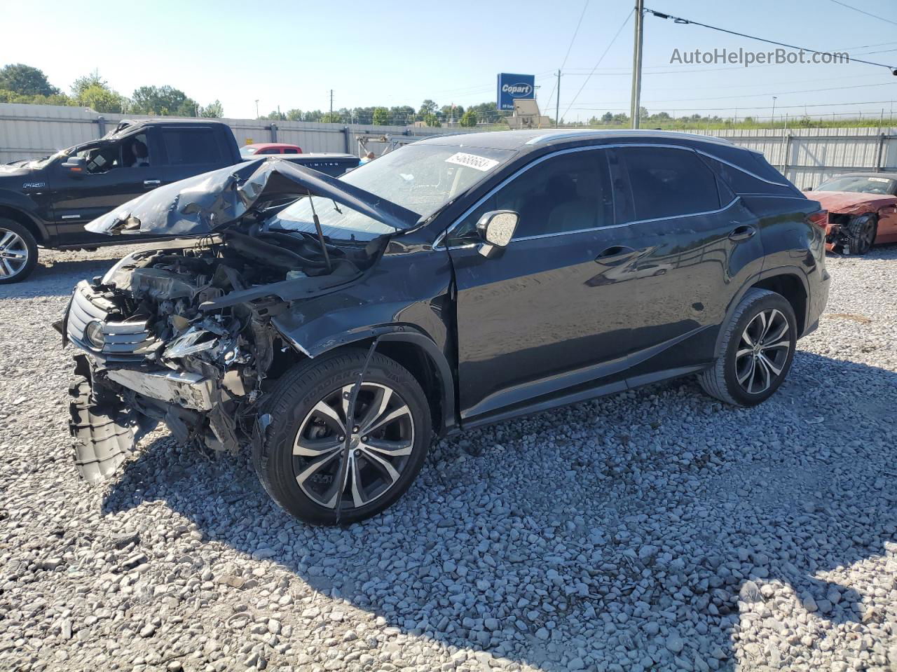 2016 Lexus Rx 350 Черный vin: 2T2ZZMCA8GC024406