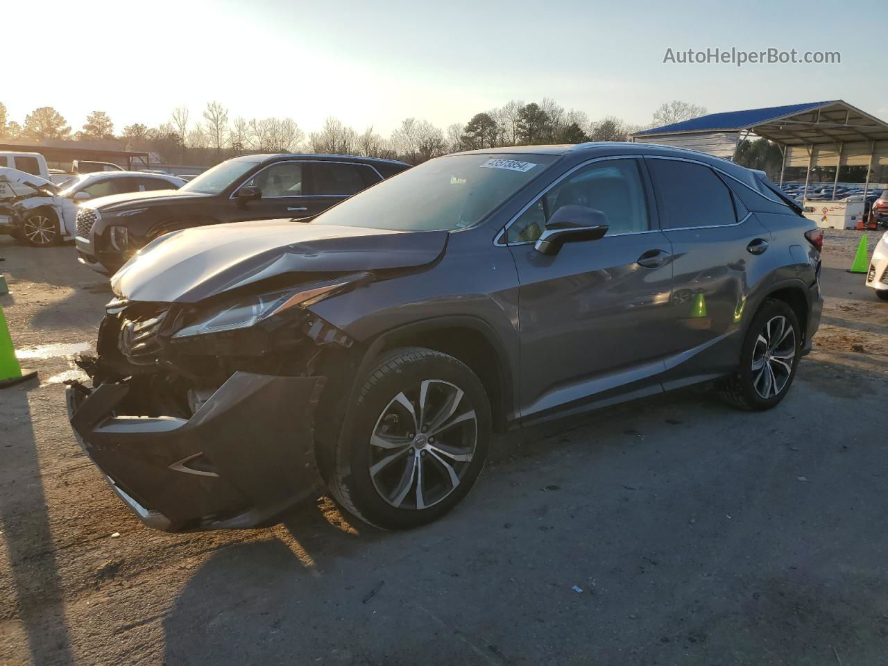 2016 Lexus Rx 350 Gray vin: 2T2ZZMCA8GC025989