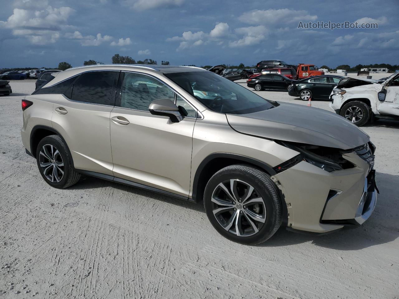 2016 Lexus Rx 350 Желто-коричневый vin: 2T2ZZMCA9GC005105