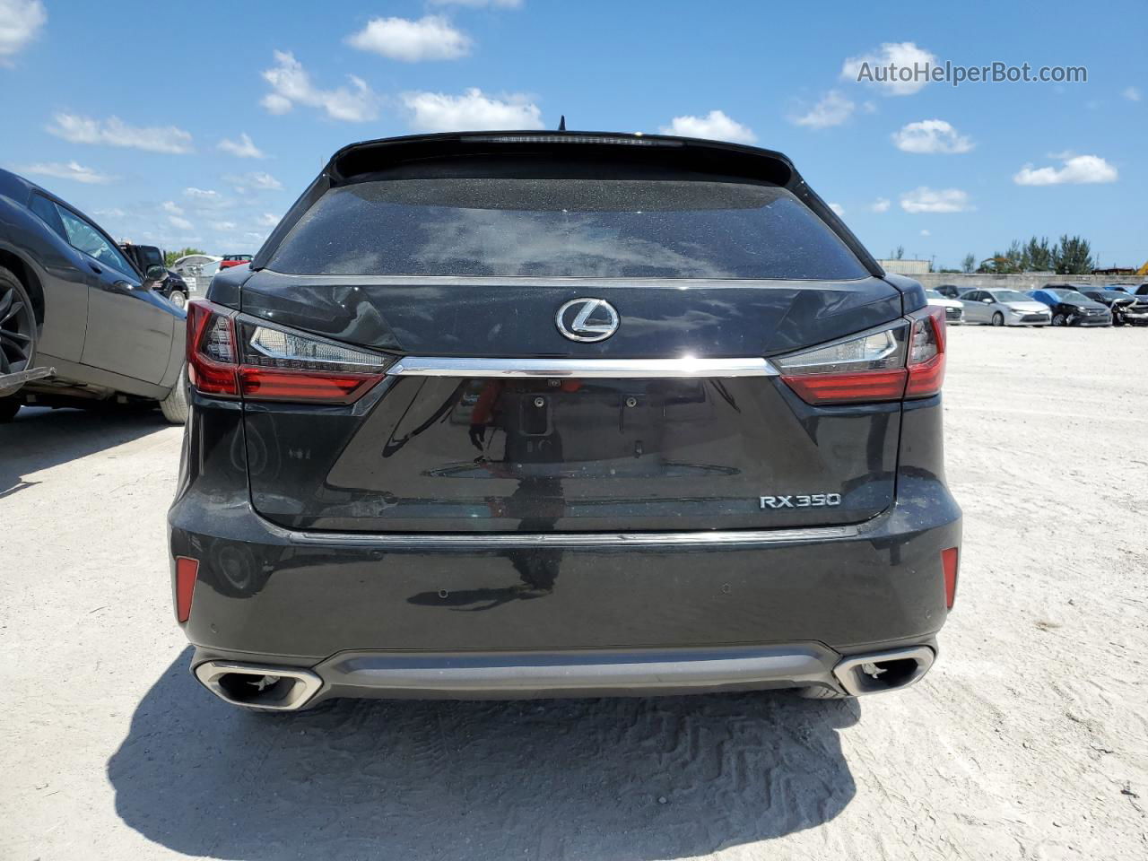 2016 Lexus Rx 350 Черный vin: 2T2ZZMCA9GC007601