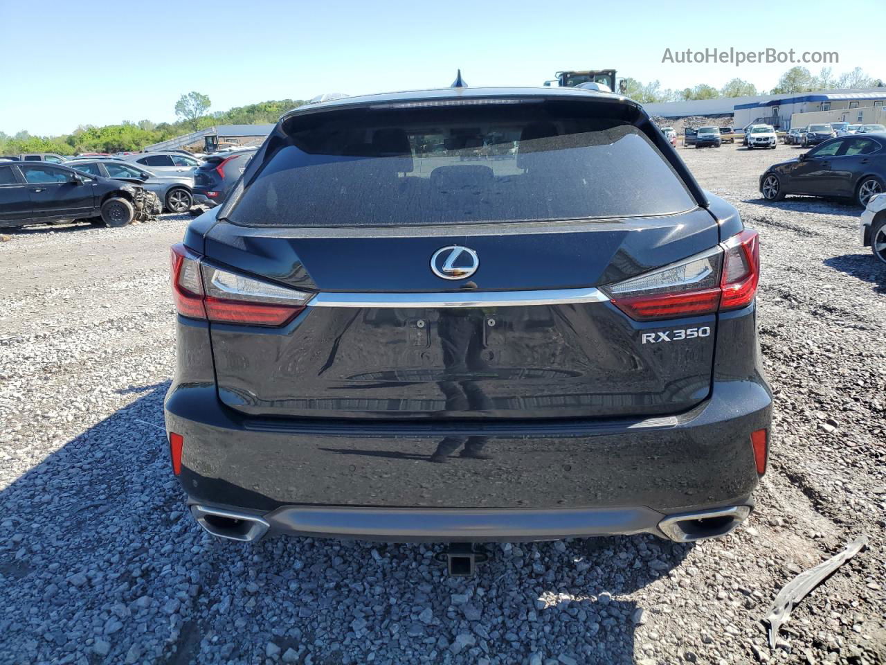 2016 Lexus Rx 350 Черный vin: 2T2ZZMCA9GC019778