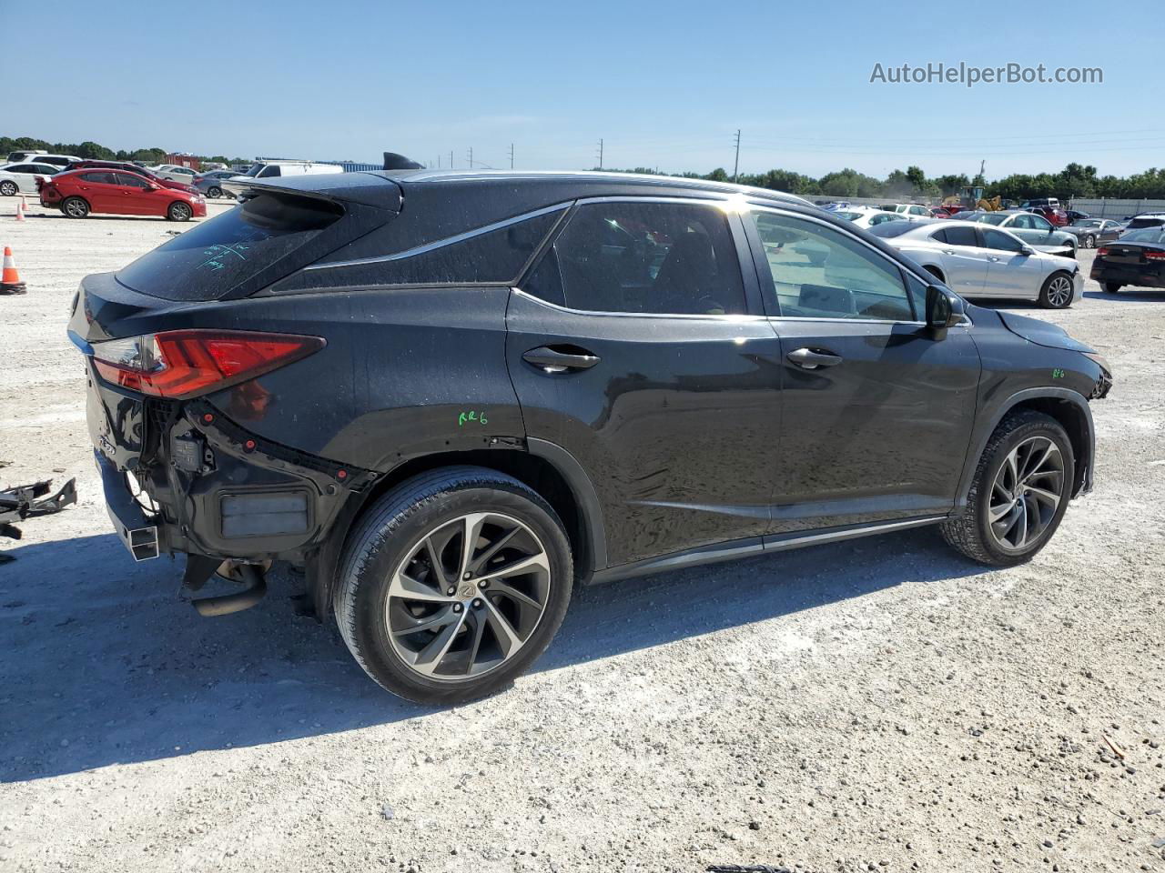 2016 Lexus Rx 350 Черный vin: 2T2ZZMCA9GC032627