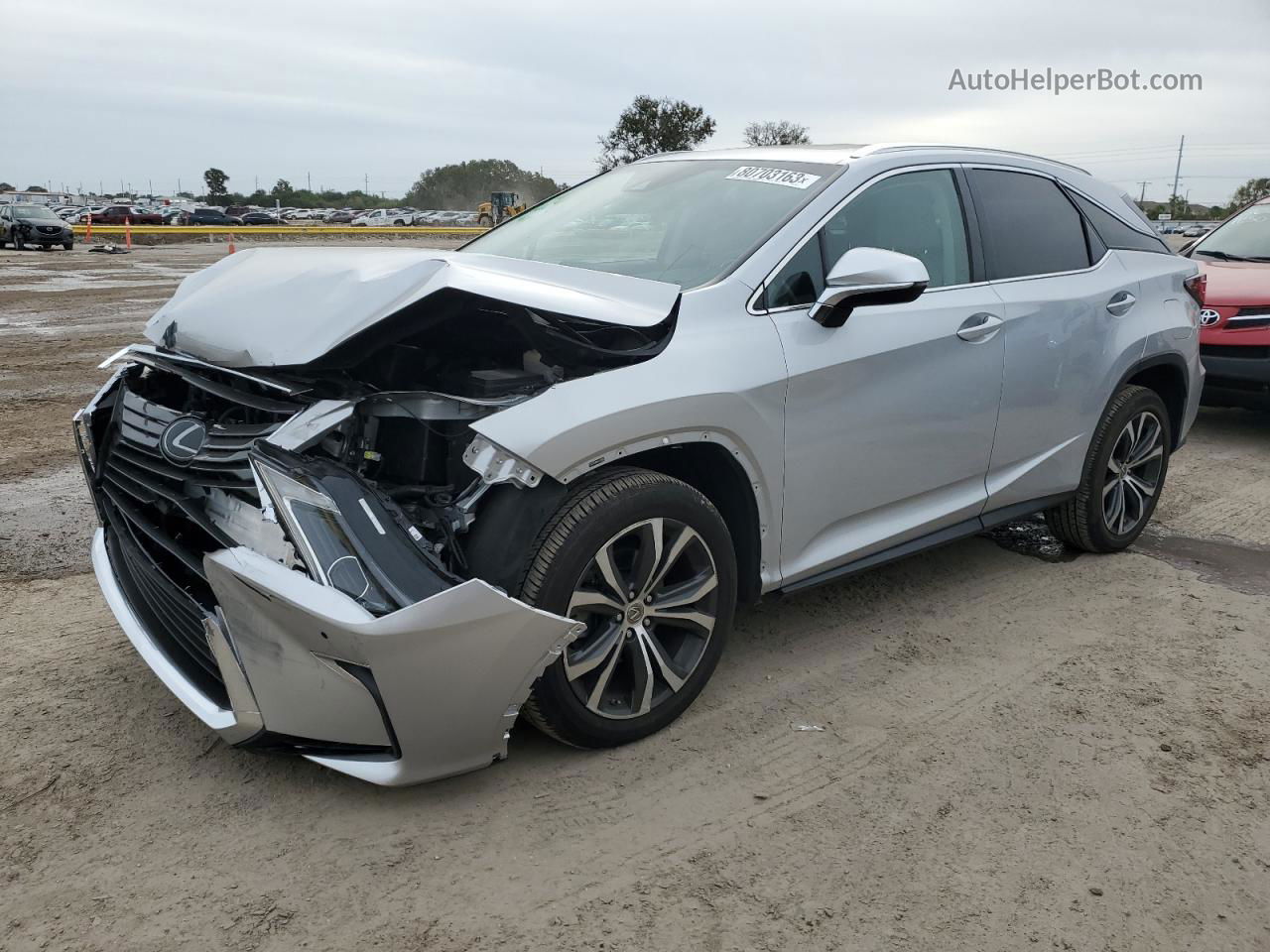 2016 Lexus Rx 350 Silver vin: 2T2ZZMCAXGC003072