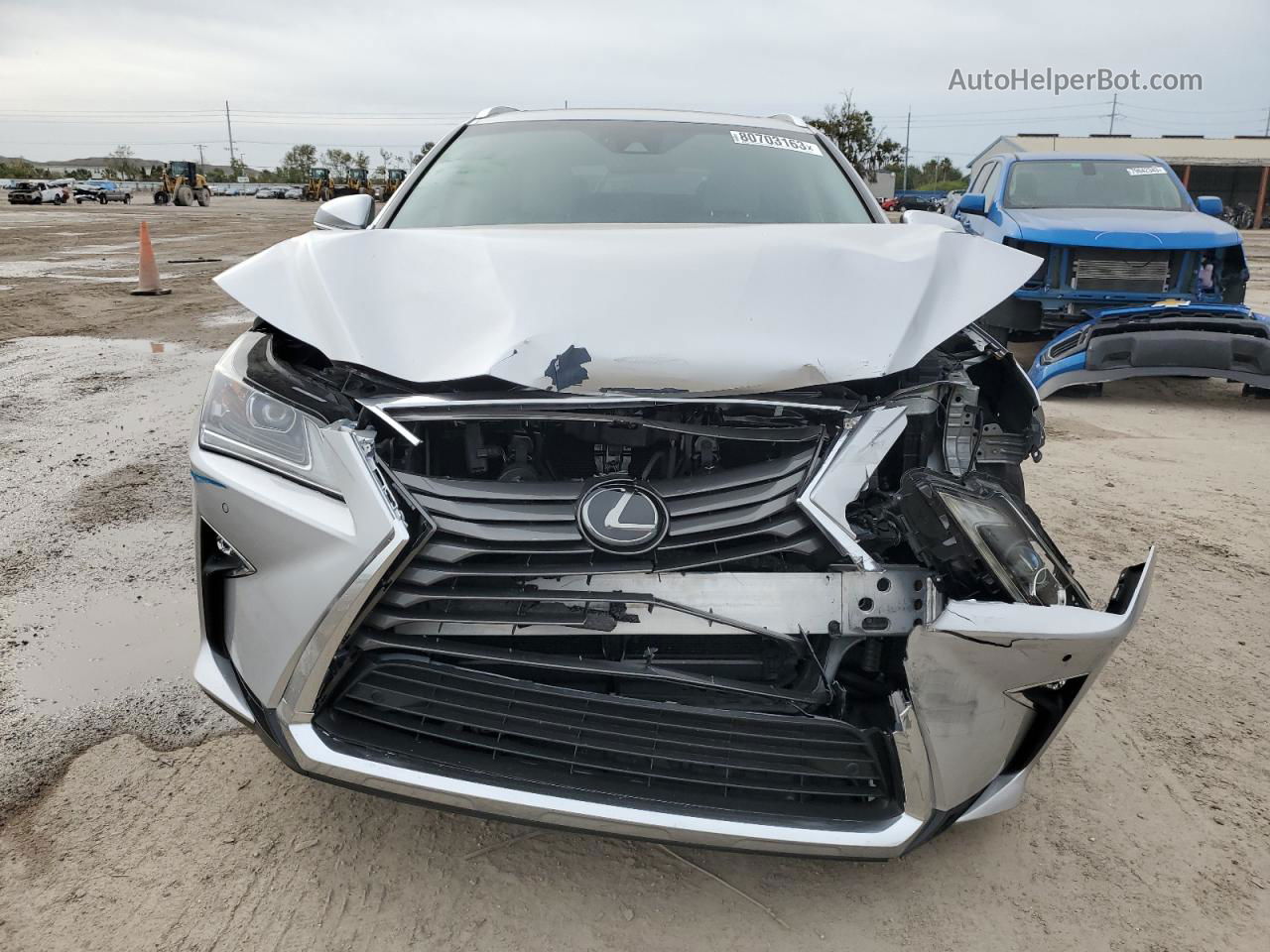 2016 Lexus Rx 350 Silver vin: 2T2ZZMCAXGC003072