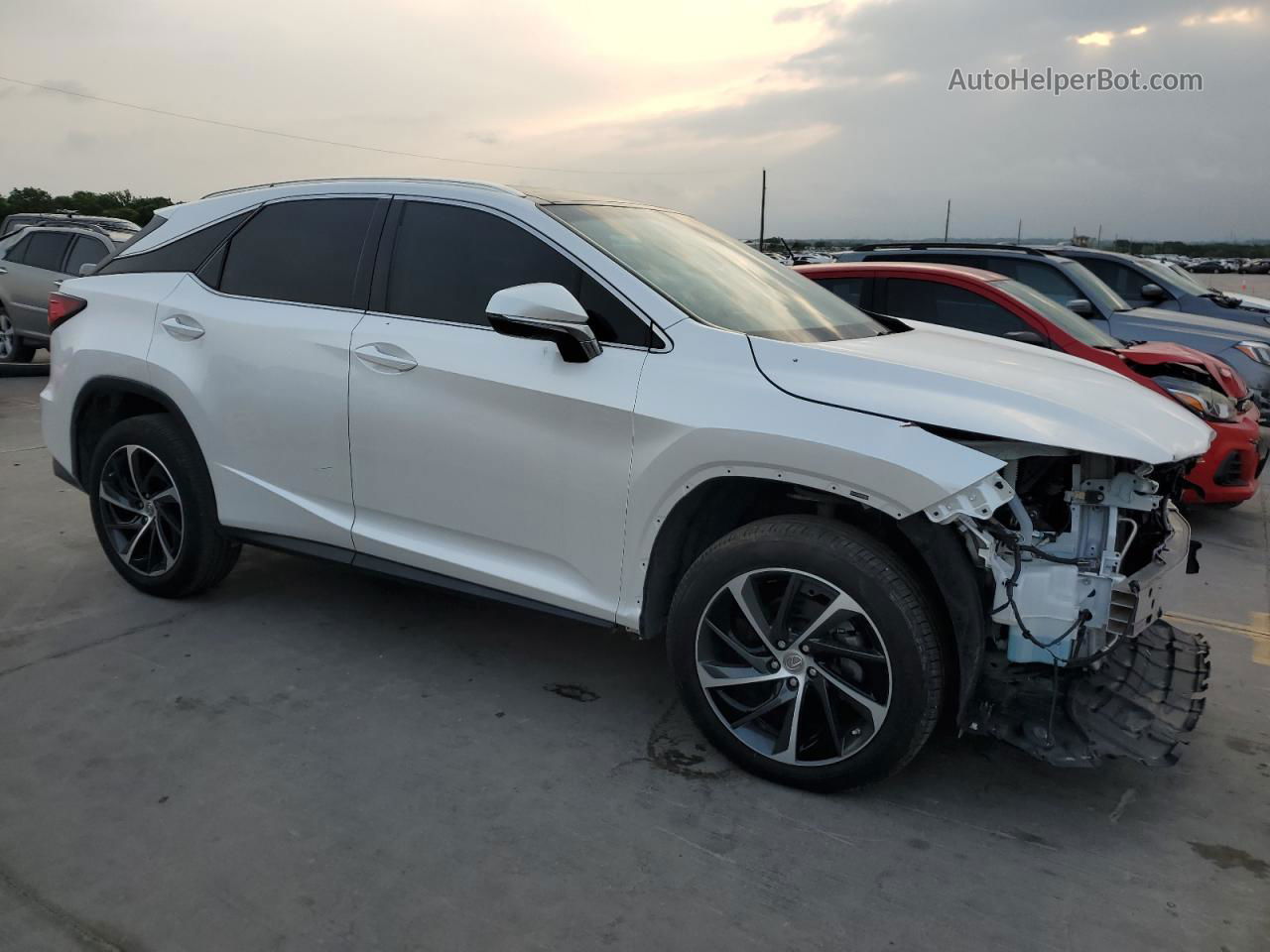 2016 Lexus Rx 350 White vin: 2T2ZZMCAXGC005646