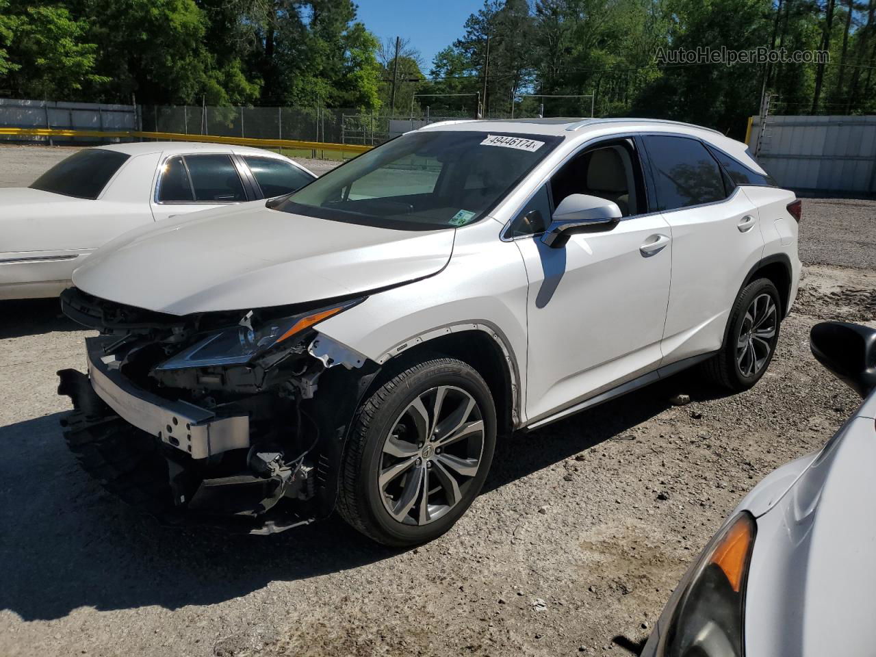 2016 Lexus Rx 350 Белый vin: 2T2ZZMCAXGC011057