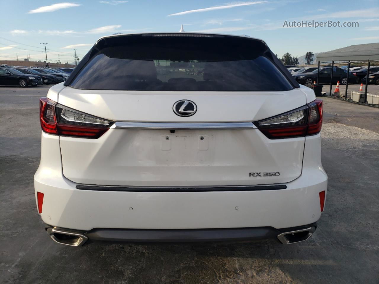 2016 Lexus Rx 350 White vin: 2T2ZZMCAXGC022012