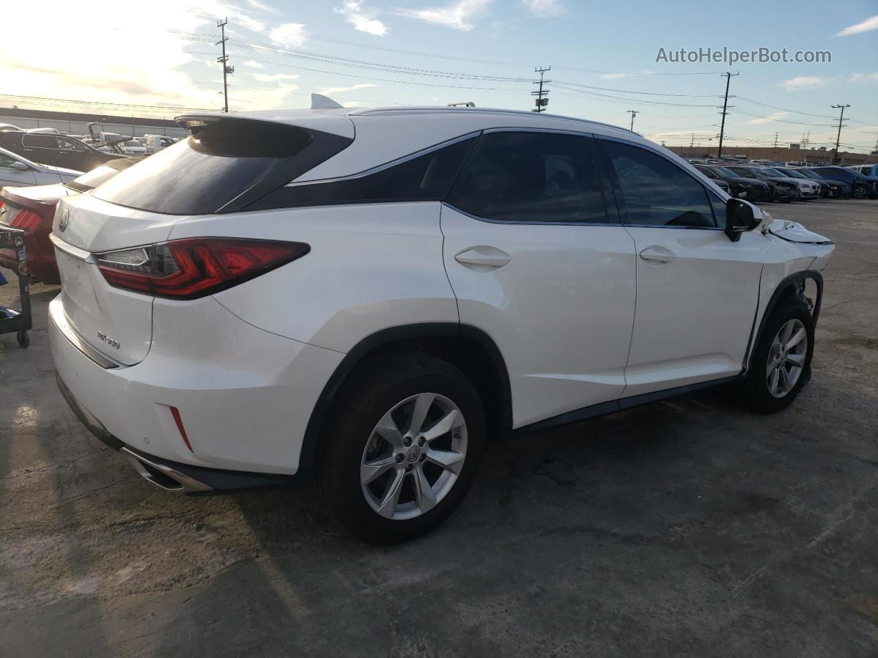 2016 Lexus Rx 350 White vin: 2T2ZZMCAXGC022012