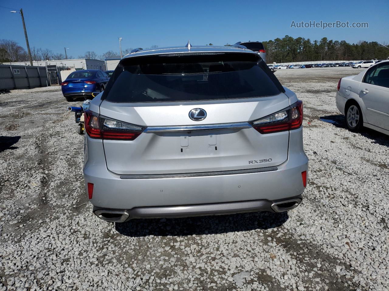 2016 Lexus Rx 350 Серебряный vin: 2T2ZZMCAXGC022480