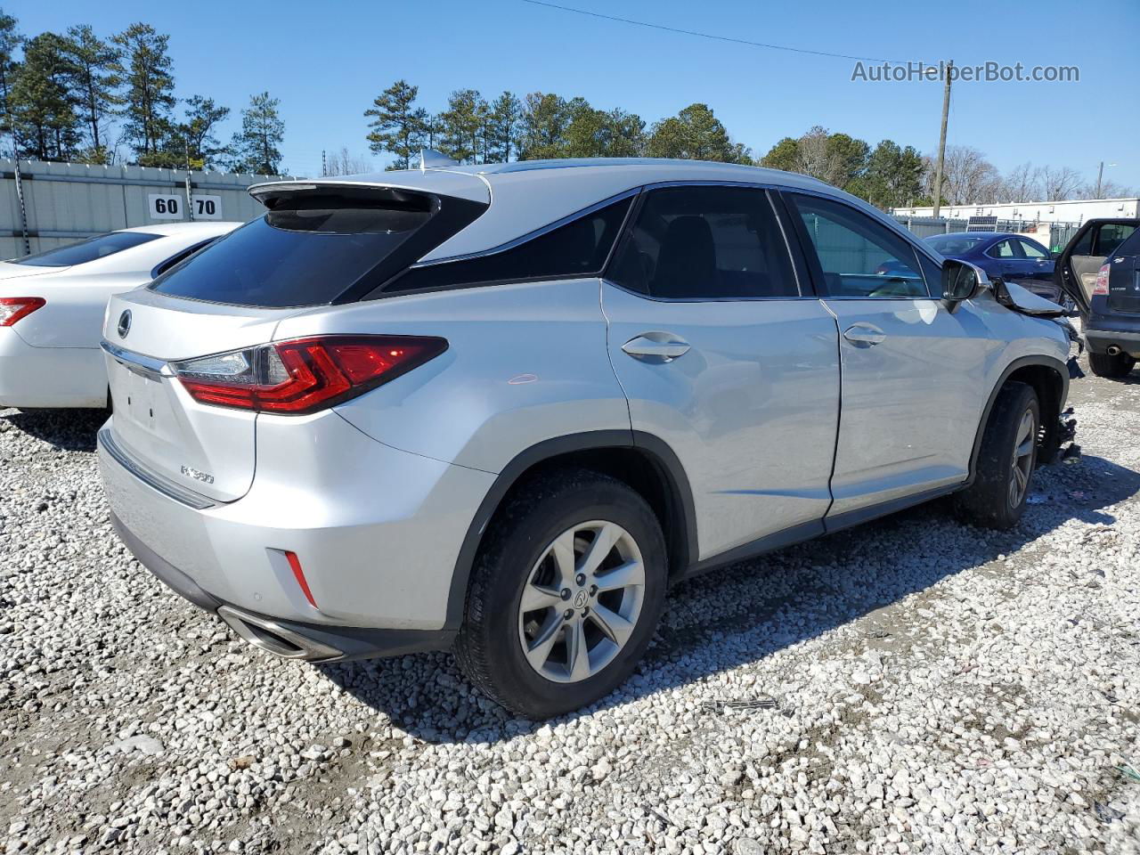 2016 Lexus Rx 350 Silver vin: 2T2ZZMCAXGC022480