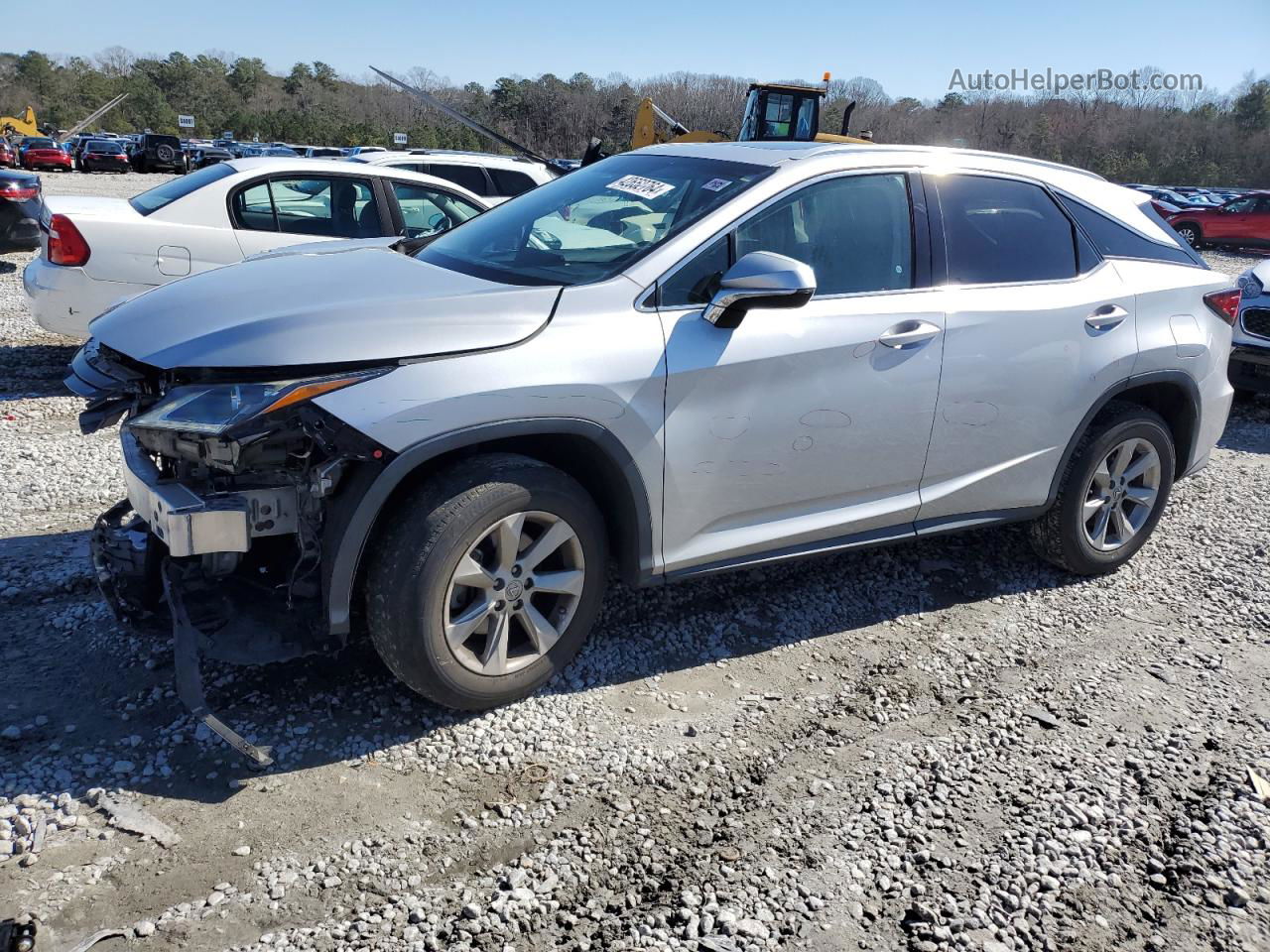 2016 Lexus Rx 350 Silver vin: 2T2ZZMCAXGC022480