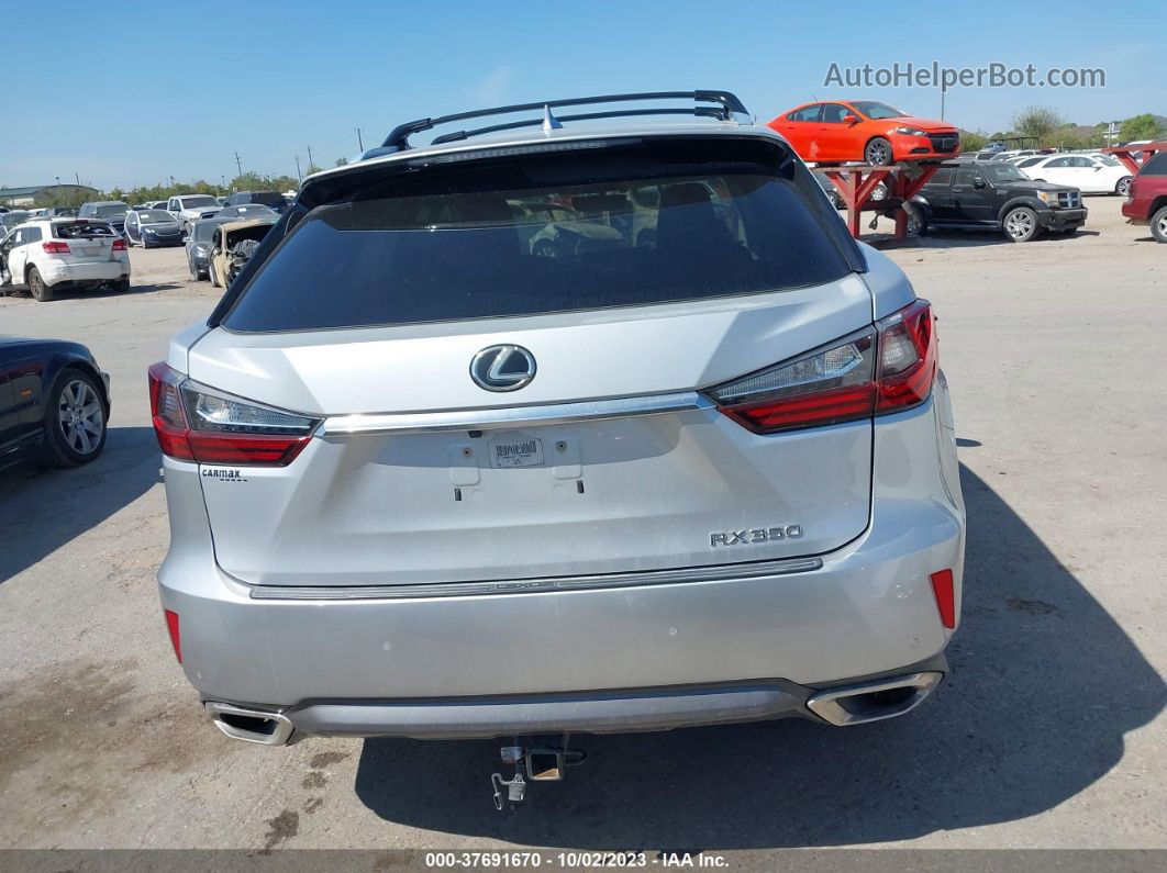 2016 Lexus Rx 350 Silver vin: 2T2ZZMCAXGC024987