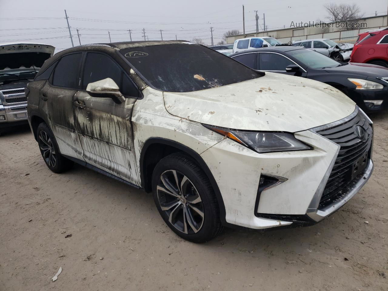 2016 Lexus Rx 350 White vin: 2T2ZZMCAXGC028344