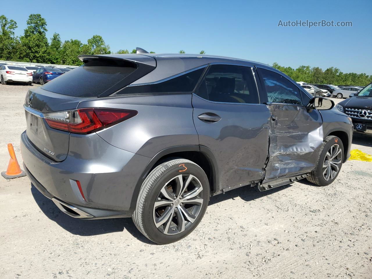 2016 Lexus Rx 350 Серый vin: 2T2ZZMCAXGC028540