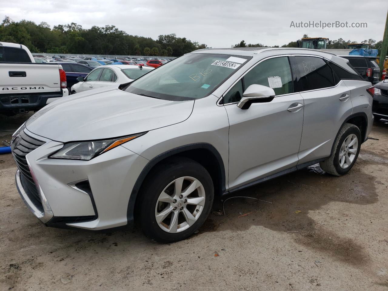 2016 Lexus Rx 350 Silver vin: 2T2ZZMCAXGC030918