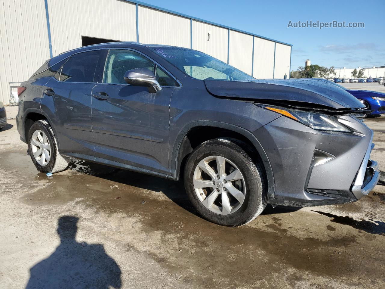 2016 Lexus Rx 350 Gray vin: 2T2ZZMCAXGC033804