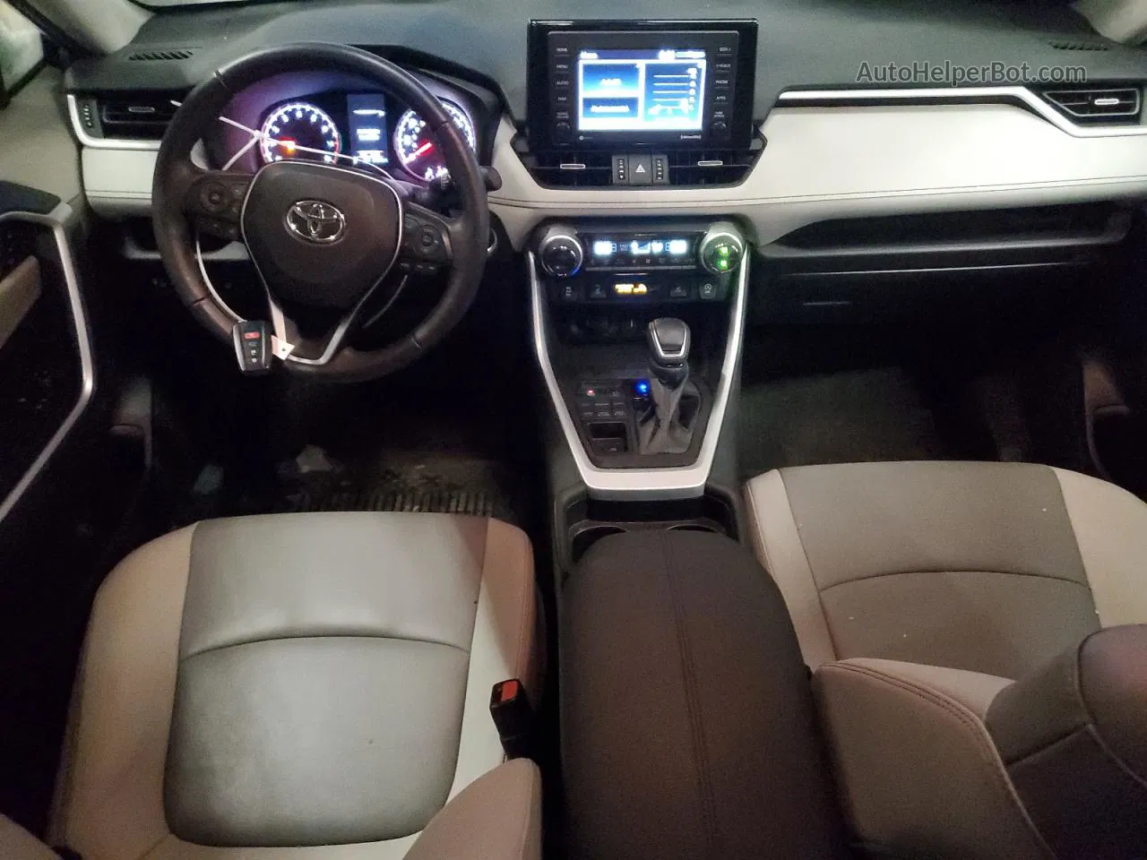 2021 Toyota Rav4 Xle Premium Синий vin: 2T3A1RFV1MW233752