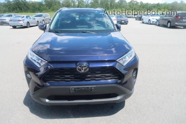 2019 Toyota Rav4 Xle Premium Синий vin: 2T3A1RFV2KW001559