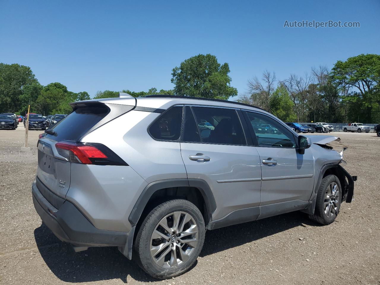 2020 Toyota Rav4 Xle Premium Gray vin: 2T3A1RFV2LC086972