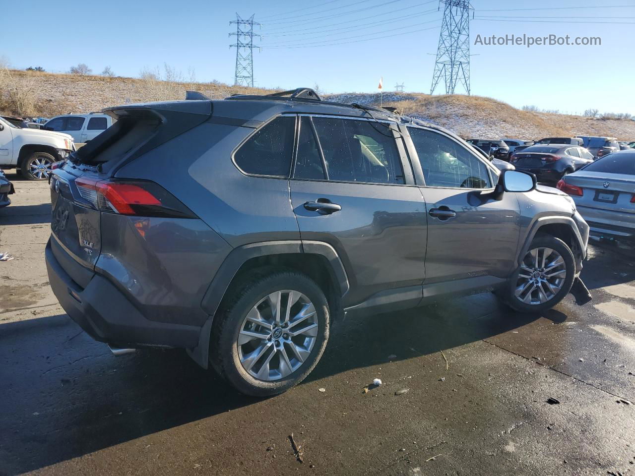 2021 Toyota Rav4 Xle Premium Gray vin: 2T3A1RFV2MC155449