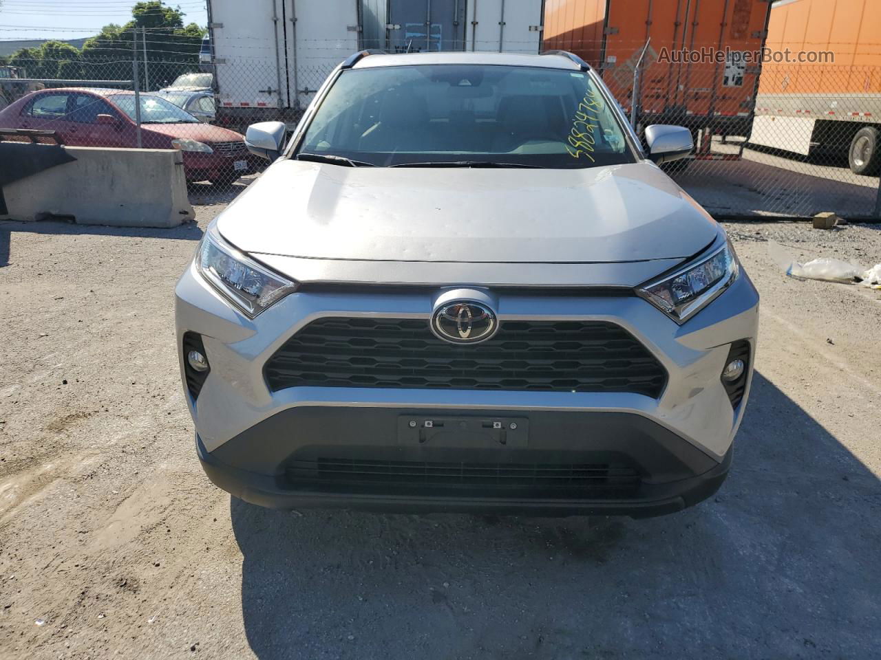 2021 Toyota Rav4 Xle Premium Silver vin: 2T3A1RFV4MC179901