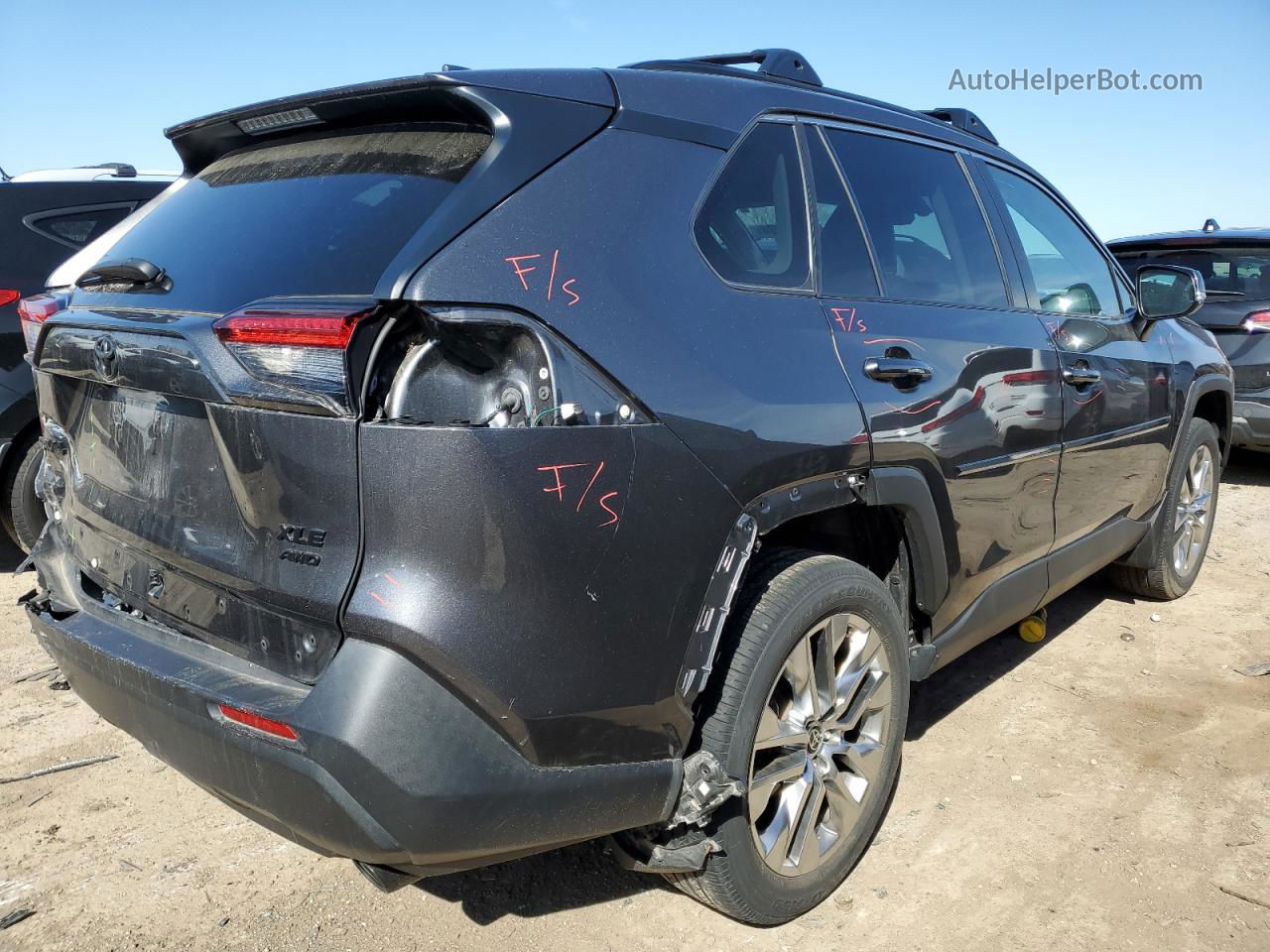 2021 Toyota Rav4 Xle Premium Charcoal vin: 2T3A1RFV4MC236792