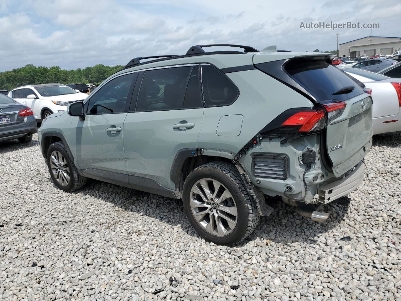 2021 Toyota Rav4 Xle Premium Green vin: 2T3A1RFV5MC146616