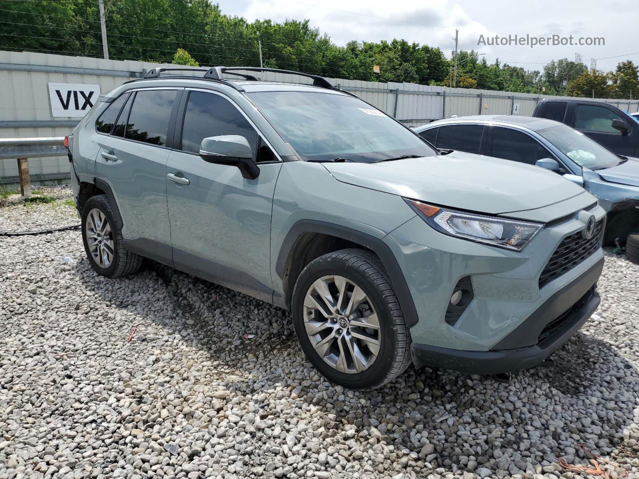 2021 Toyota Rav4 Xle Premium Green vin: 2T3A1RFV5MC146616