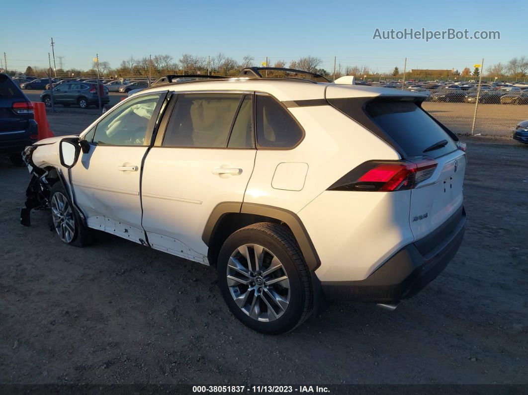 2019 Toyota Rav4 Xle Premium White vin: 2T3A1RFV6KC027356