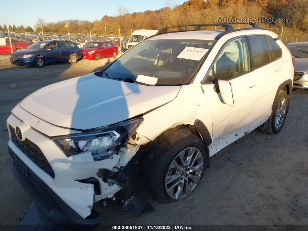 2019 Toyota Rav4 Xle Premium White vin: 2T3A1RFV6KC027356