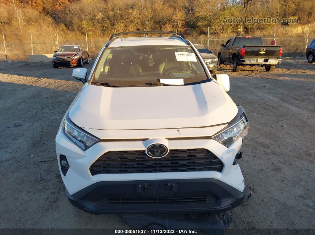 2019 Toyota Rav4 Xle Premium White vin: 2T3A1RFV6KC027356