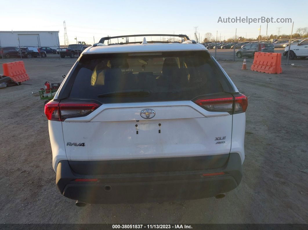 2019 Toyota Rav4 Xle Premium White vin: 2T3A1RFV6KC027356