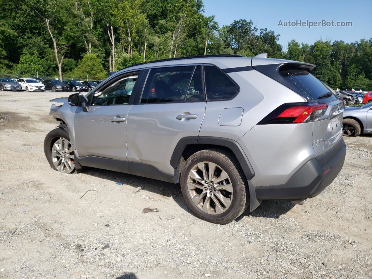 2021 Toyota Rav4 Xle Premium Silver vin: 2T3A1RFV7MC239041