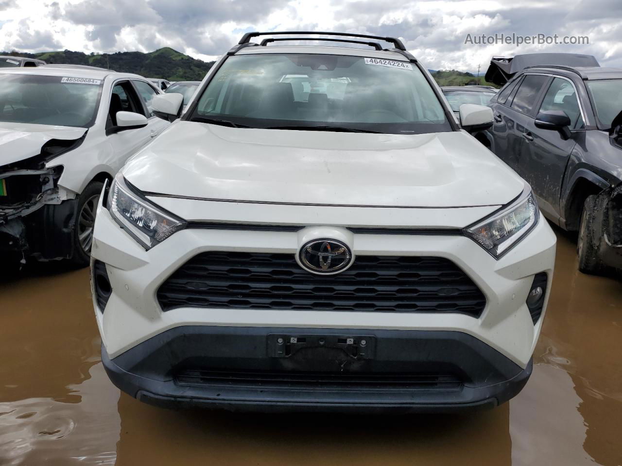 2021 Toyota Rav4 Xle Premium Белый vin: 2T3A1RFV9MW217444