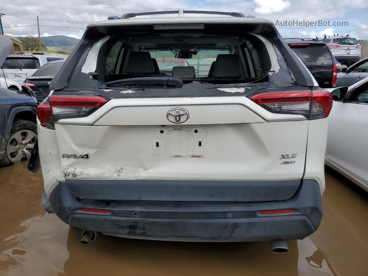 2021 Toyota Rav4 Xle Premium Белый vin: 2T3A1RFV9MW217444