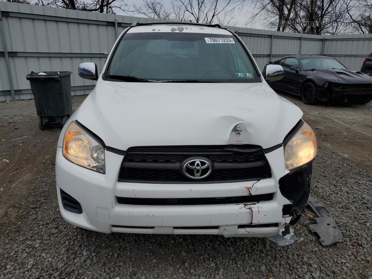 2010 Toyota Rav4  White vin: 2T3BF4DV3AW059643