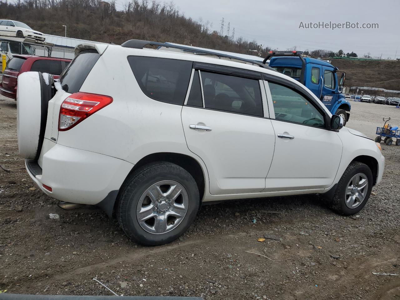 2010 Toyota Rav4  White vin: 2T3BF4DV3AW059643