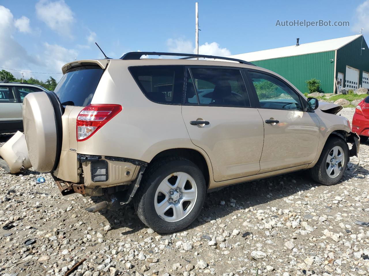 2010 Toyota Rav4  Желто-коричневый vin: 2T3BF4DV5AW024411