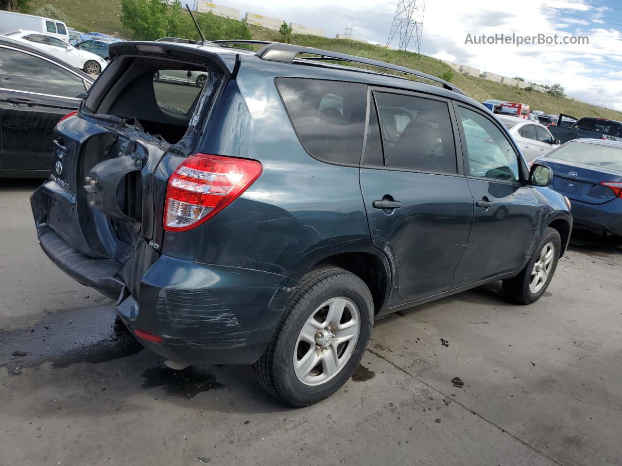 2010 Toyota Rav4  Blue vin: 2T3BF4DV7AW034115