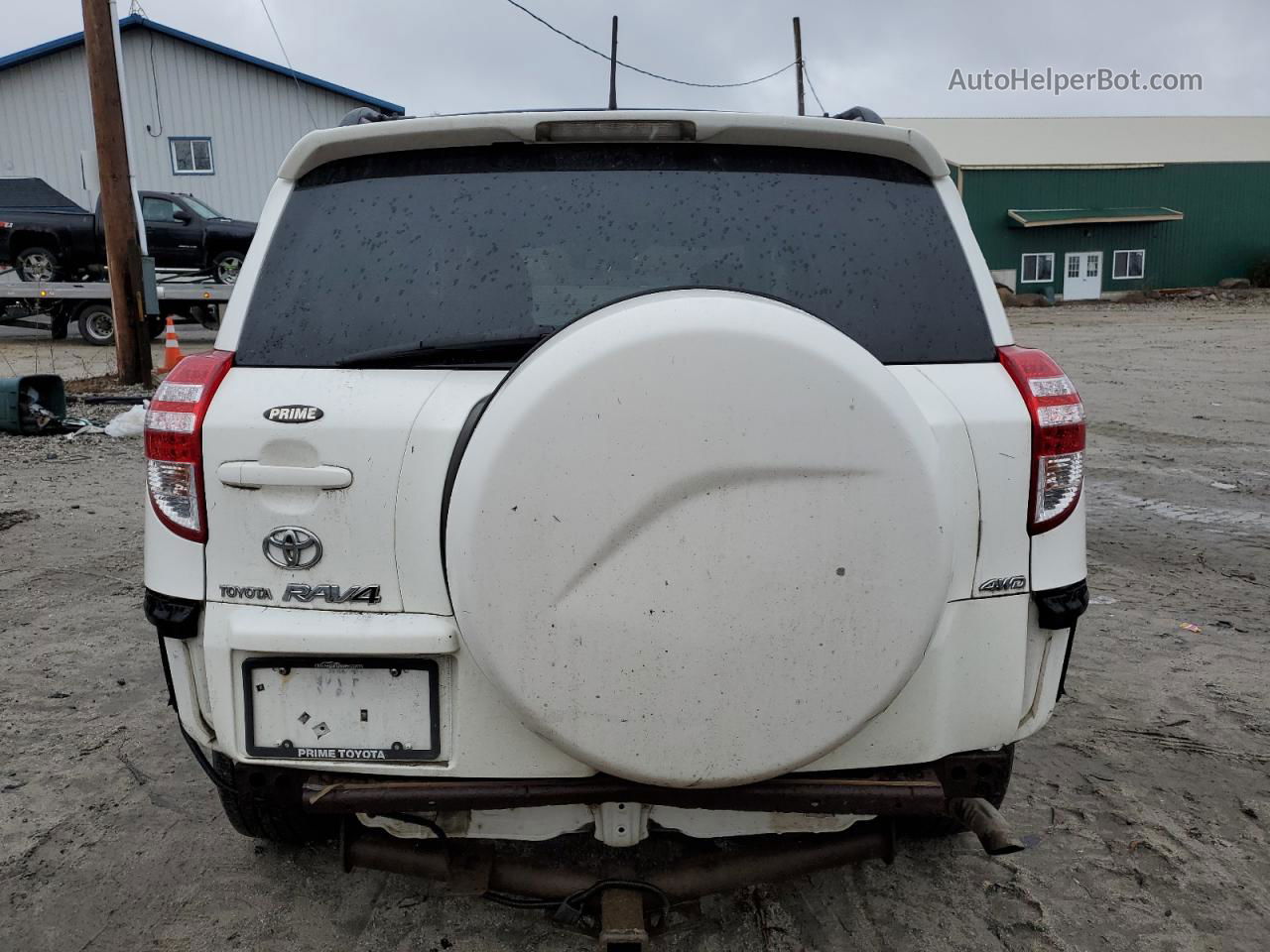 2010 Toyota Rav4  White vin: 2T3BF4DV8AW068211