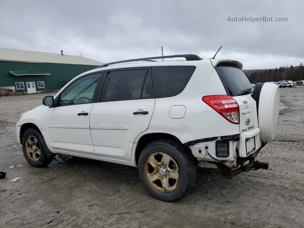 2010 Toyota Rav4  White vin: 2T3BF4DV8AW068211