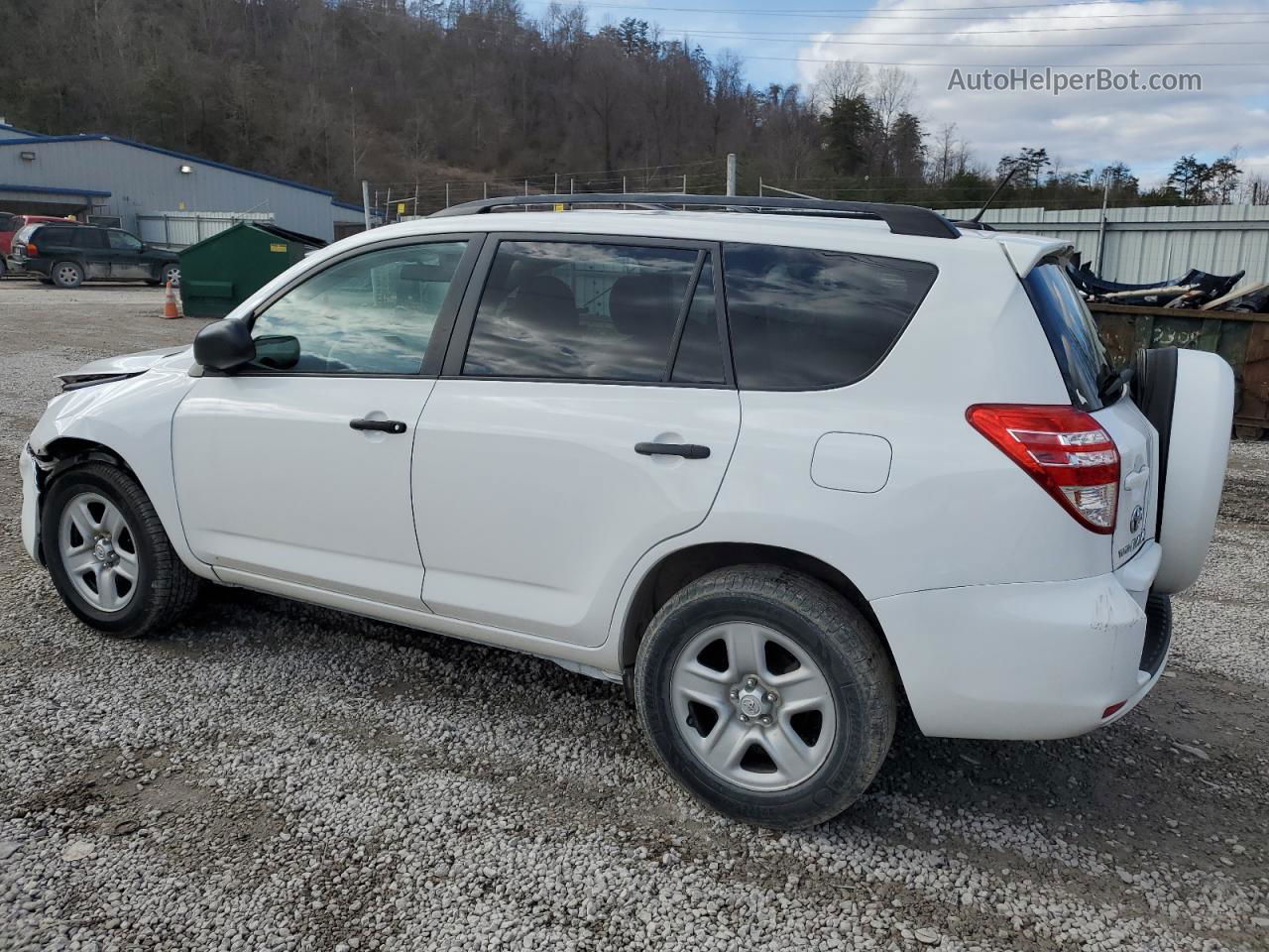 2010 Toyota Rav4  White vin: 2T3BF4DVXAW046369