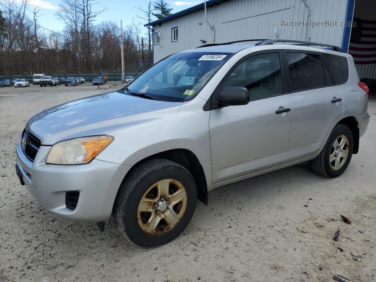 2010 Toyota Rav4  Silver vin: 2T3BF4DVXAW060742