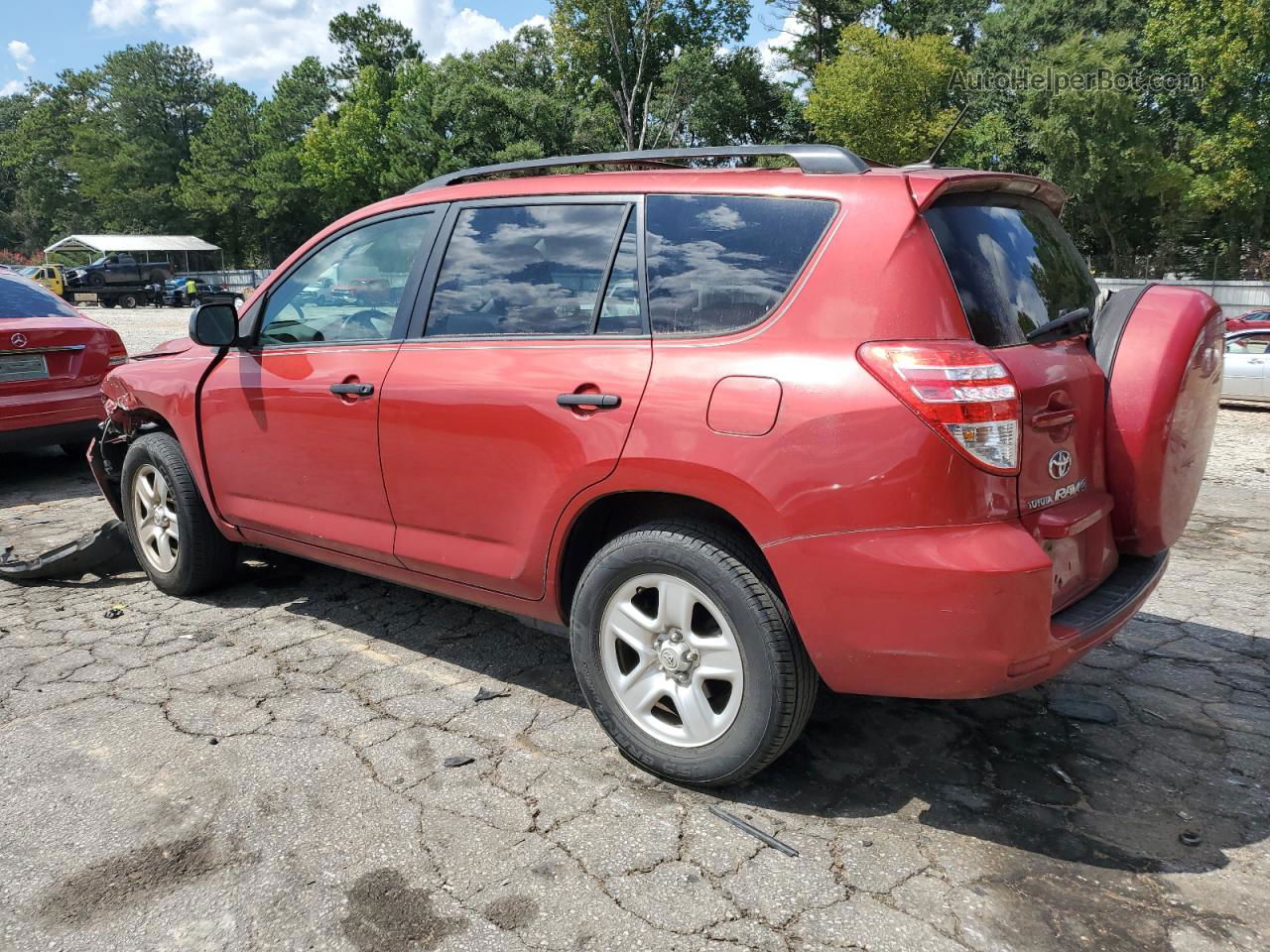 2010 Toyota Rav4  Red vin: 2T3BF4DVXAW062703