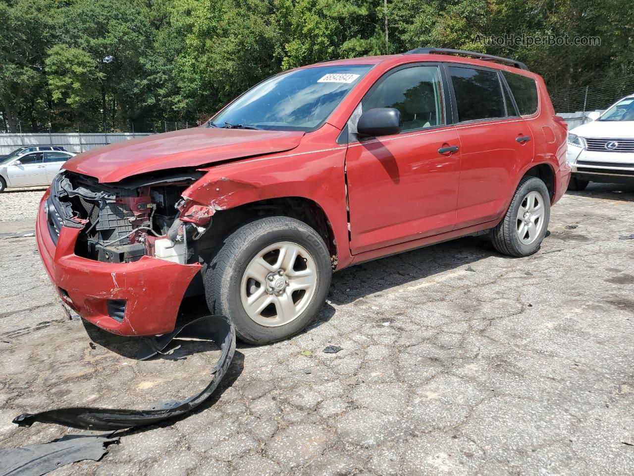 2010 Toyota Rav4  Red vin: 2T3BF4DVXAW062703