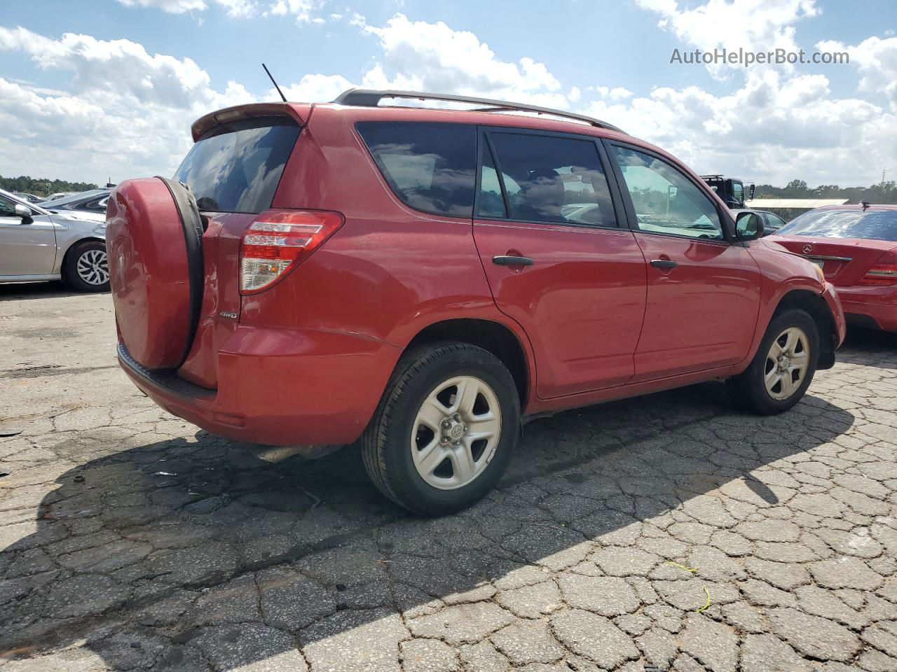 2010 Toyota Rav4  Red vin: 2T3BF4DVXAW062703