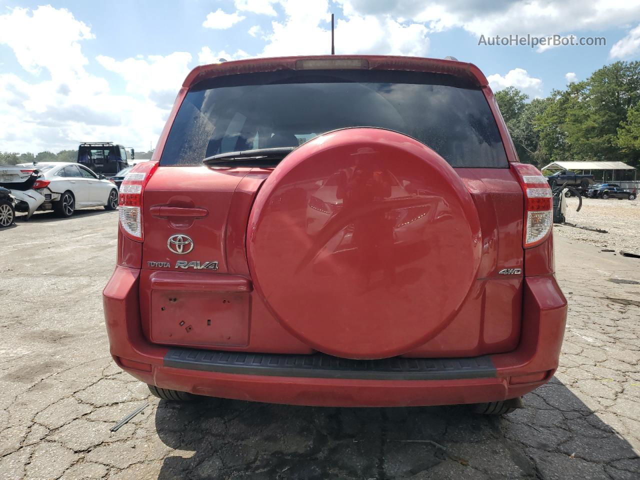 2010 Toyota Rav4  Red vin: 2T3BF4DVXAW062703