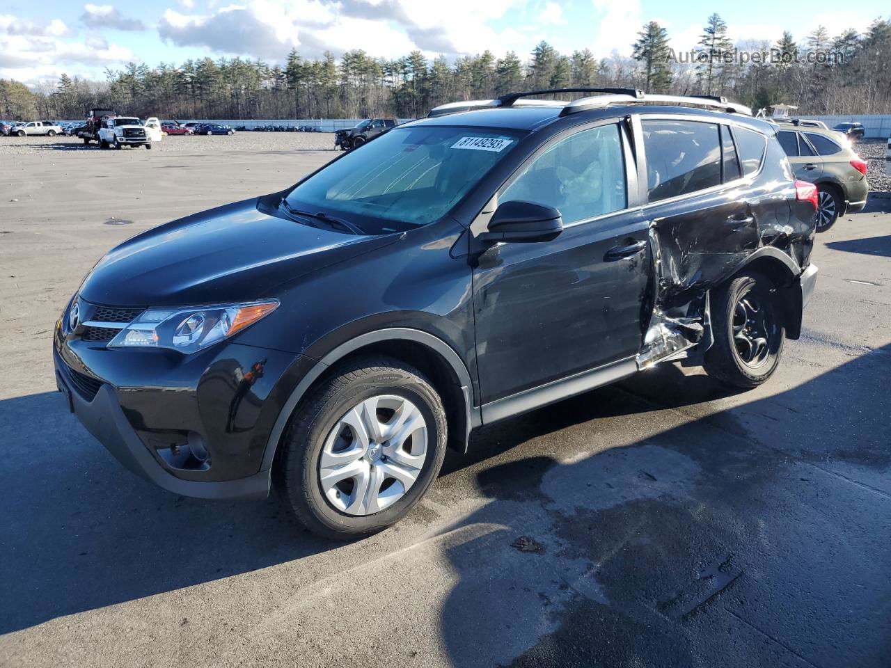 2015 Toyota Rav4 Le Black vin: 2T3BFREV1FW356316