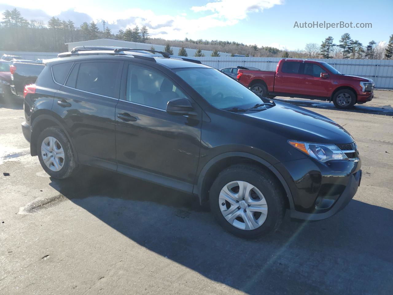 2015 Toyota Rav4 Le Черный vin: 2T3BFREV1FW356316