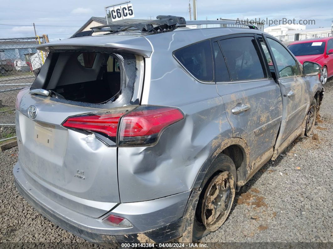 2017 Toyota Rav4 Le Серебряный vin: 2T3BFREV1HW659891